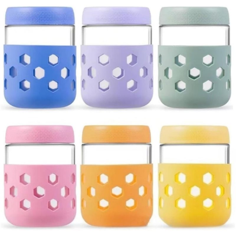 Meal Prep Jars With Lids - Potes de vidro A26F com tampas