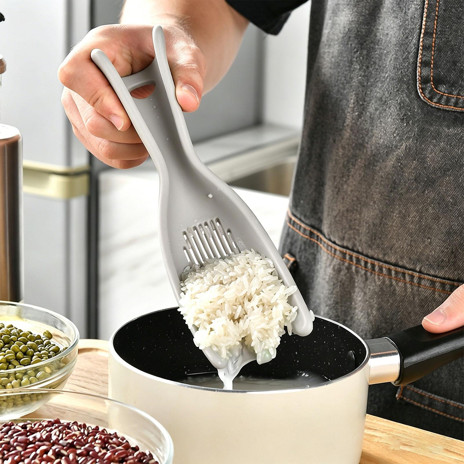 Meal Prep Rice - Escorredor de Arroz de Silicone Multifuncional,