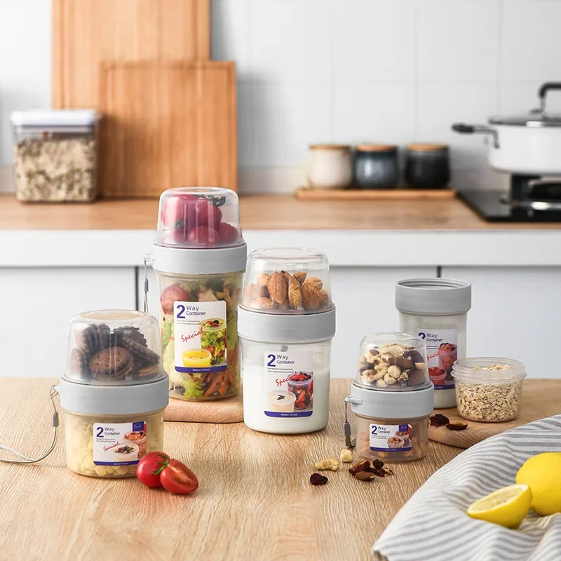 Meal Prep Jar - Café da manhã aveia cereal porca
