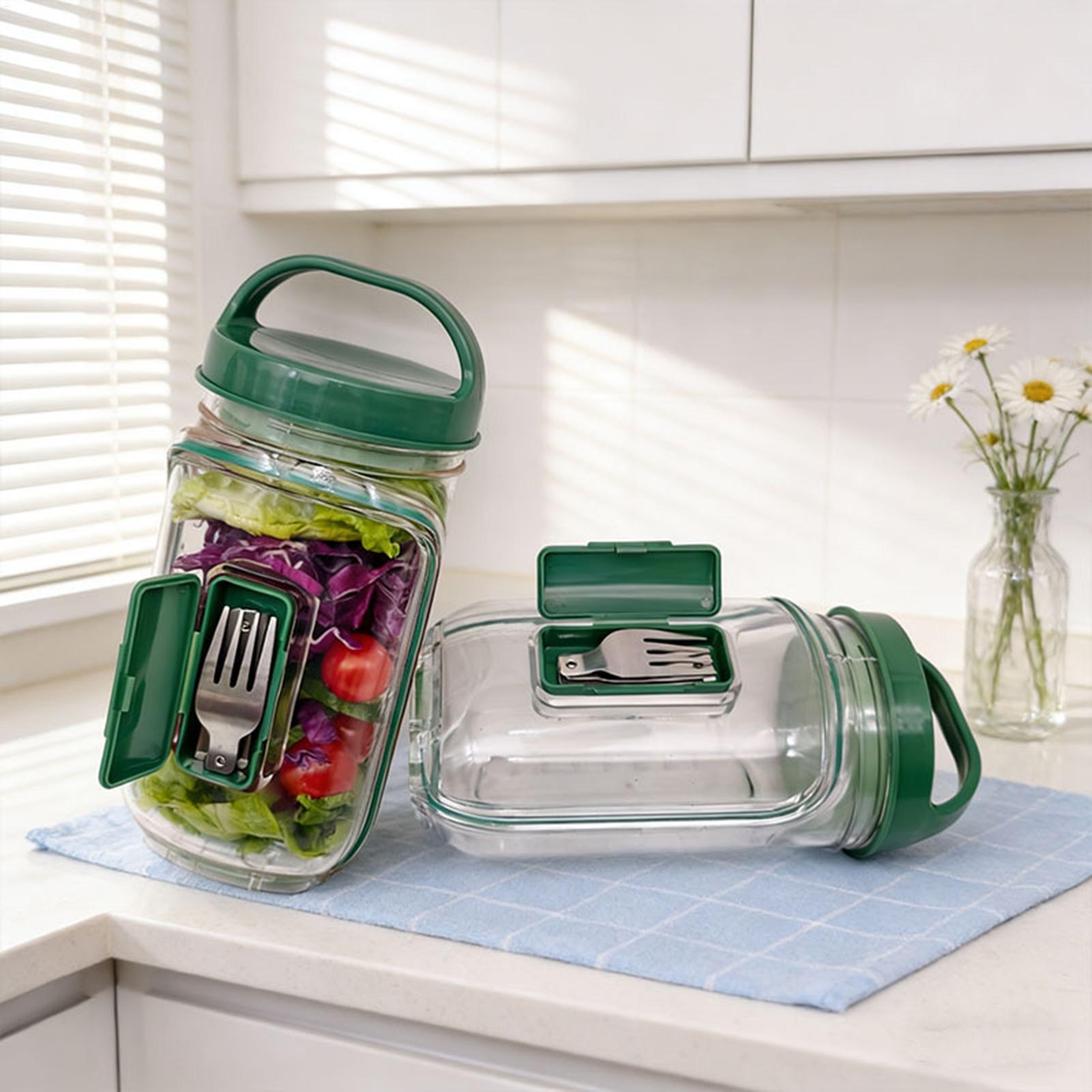 Meal Prep Jar - Recipiente para Salada à Prova de