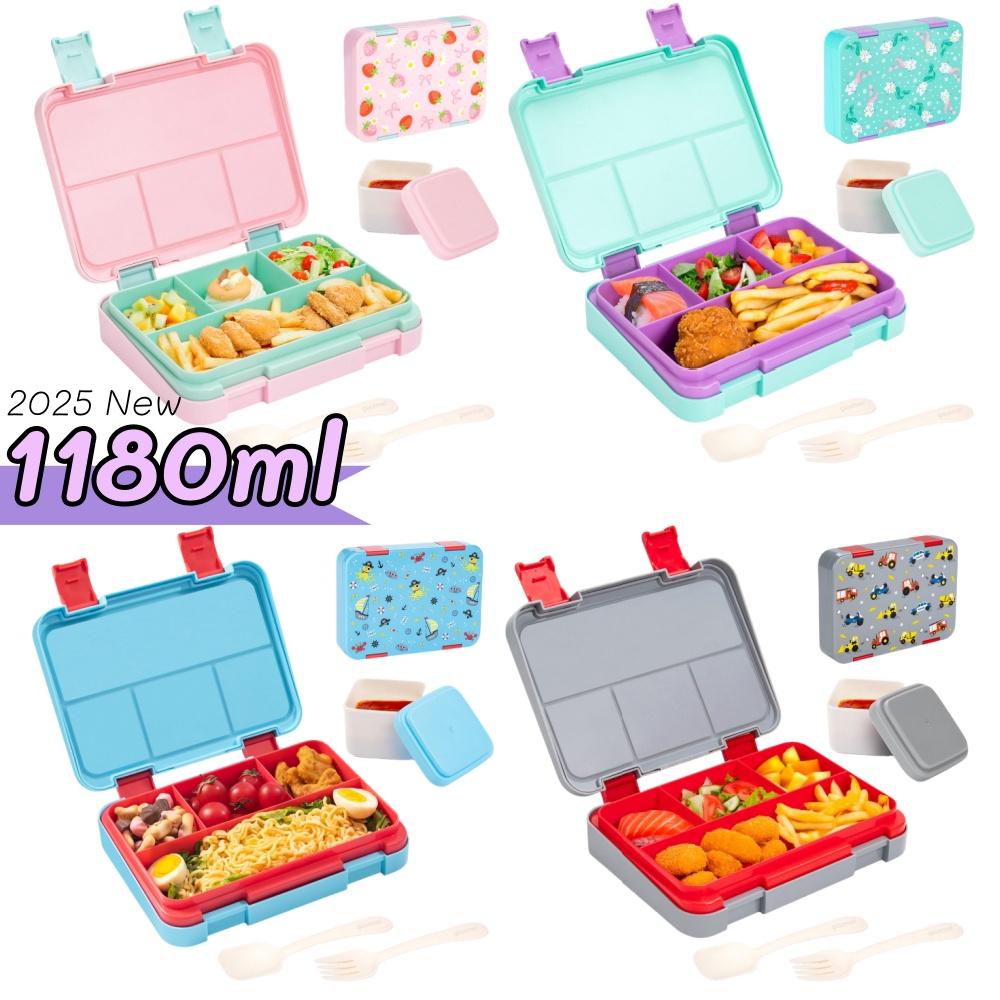 Meal Prep Recipes - 40oz padrão dos desenhos animados bento