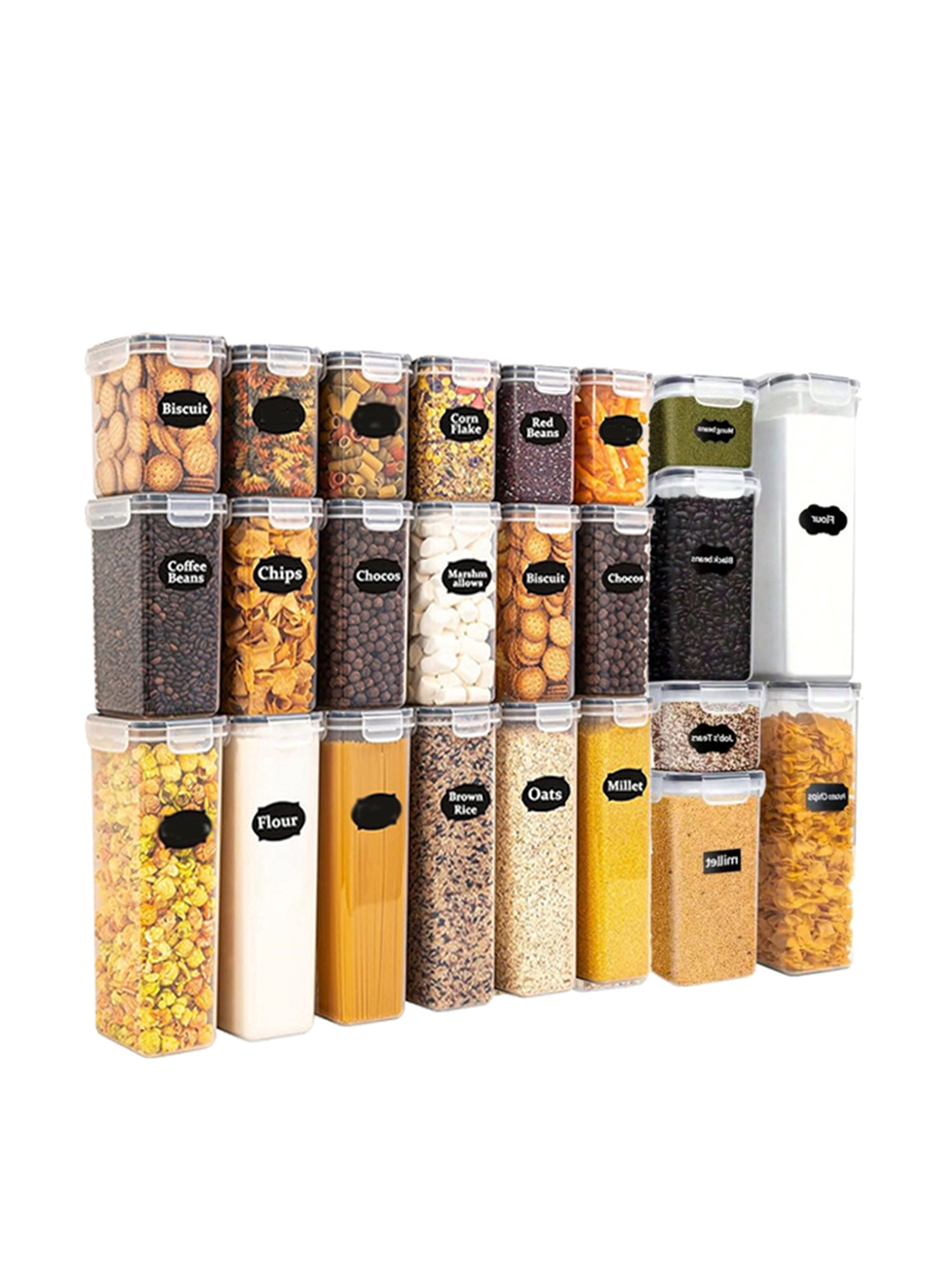 Meal Prep Jar - Conjunto de 12 Recipientes Herméticos para