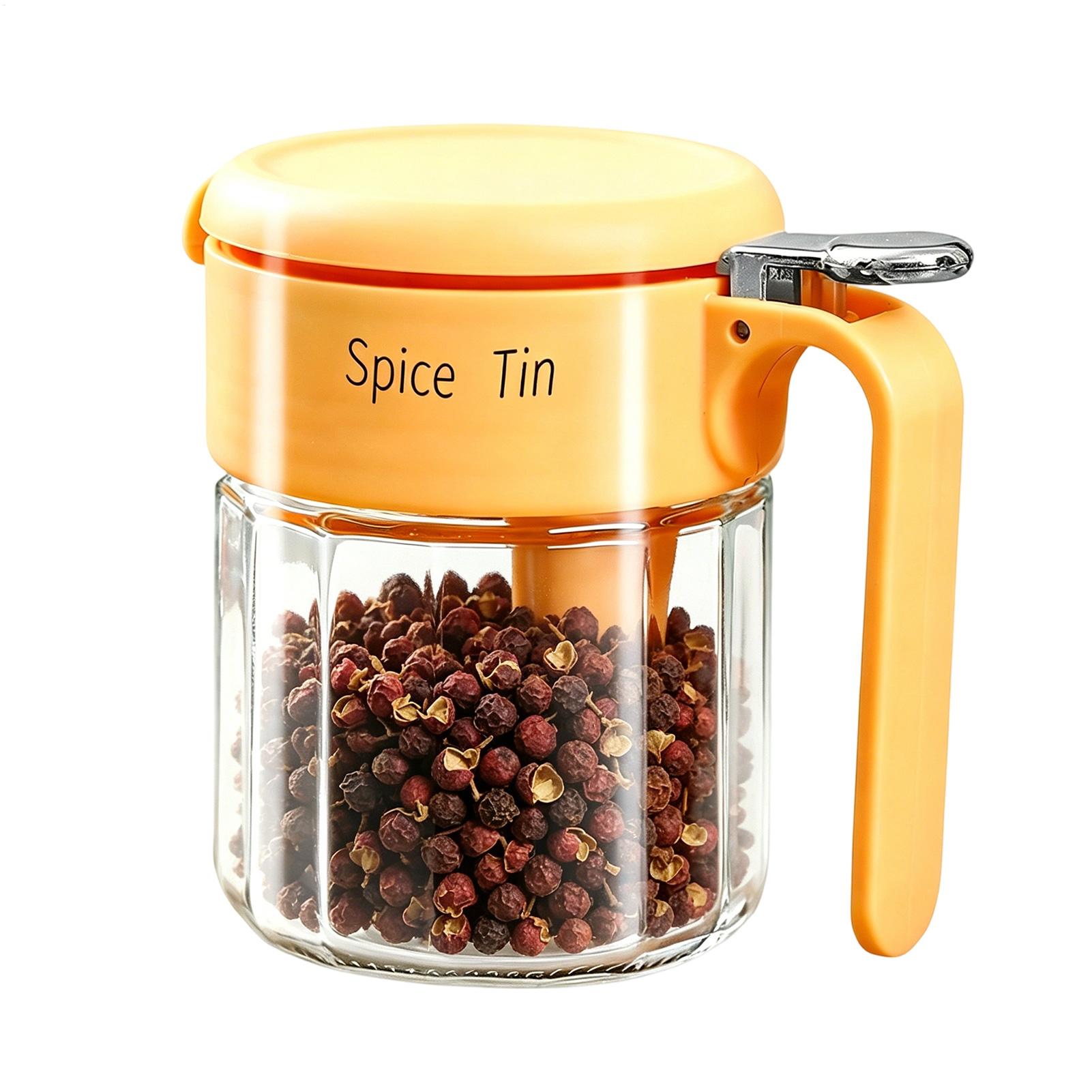 Meal Prep Jars With Lids - Caixa de temperos com tampa de