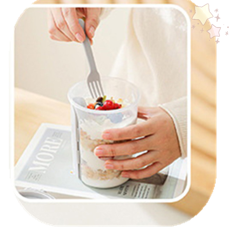 600ml salada aveia copo café d - Meal Prep Yogurt Cups avaliação e preço