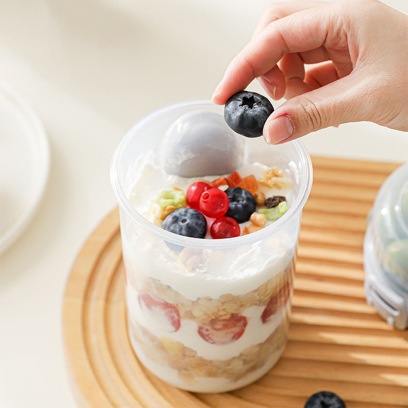 600ml salada aveia copo café d - Meal Prep Yogurt Cups avaliação e preço