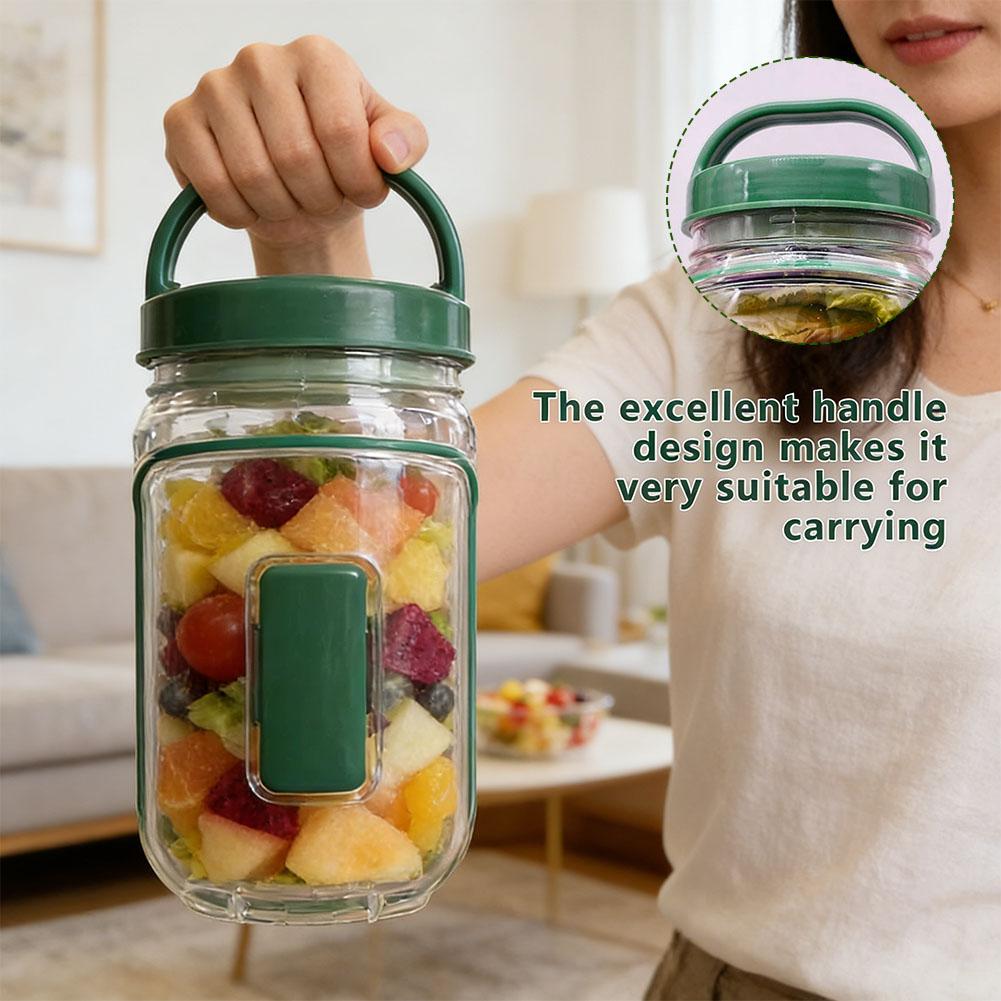 Recipiente Portátil para Salad - Meal Prep Jar avaliação e preço