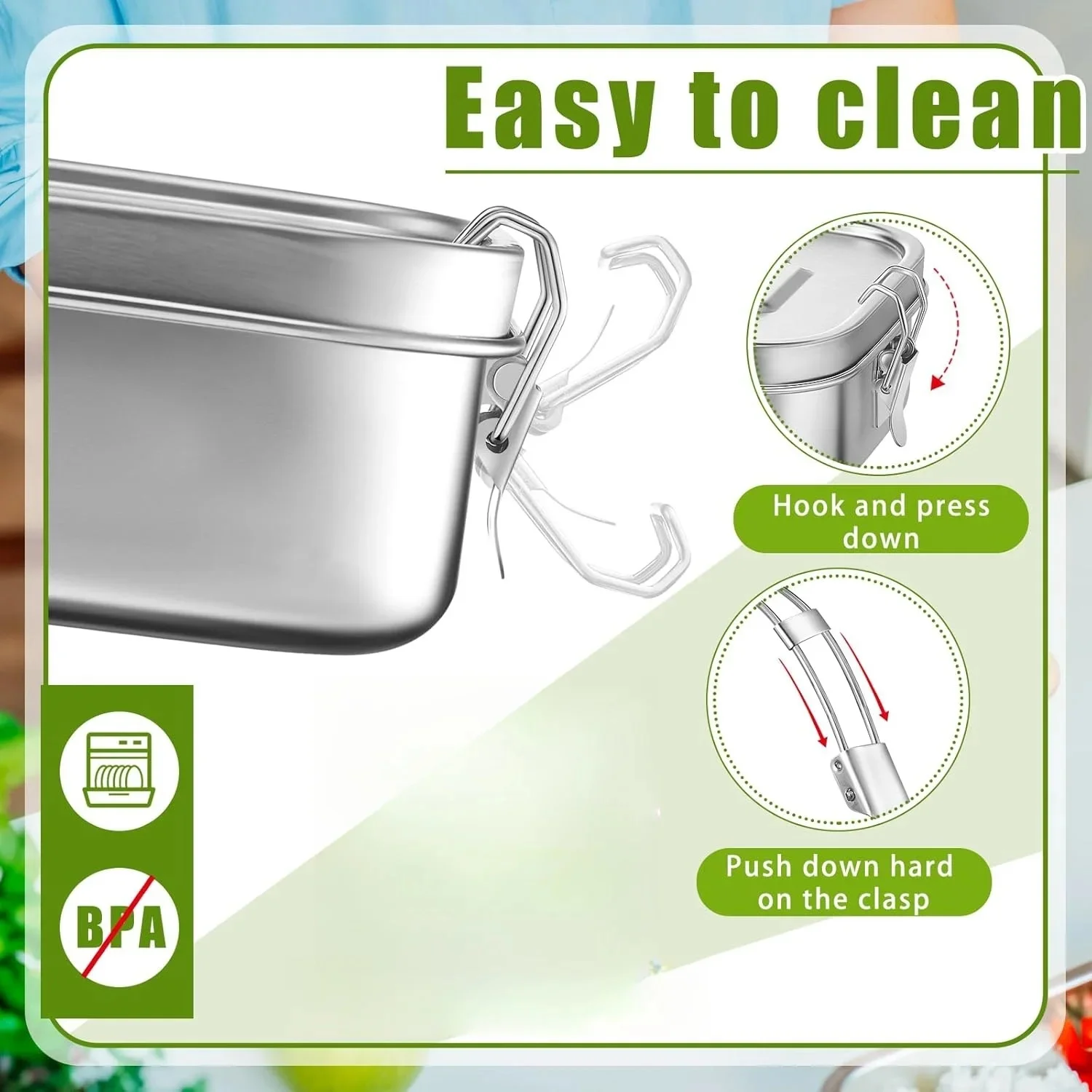 Lancheira de aço inoxidável pa - Meal Prep Recipes avaliação e preço