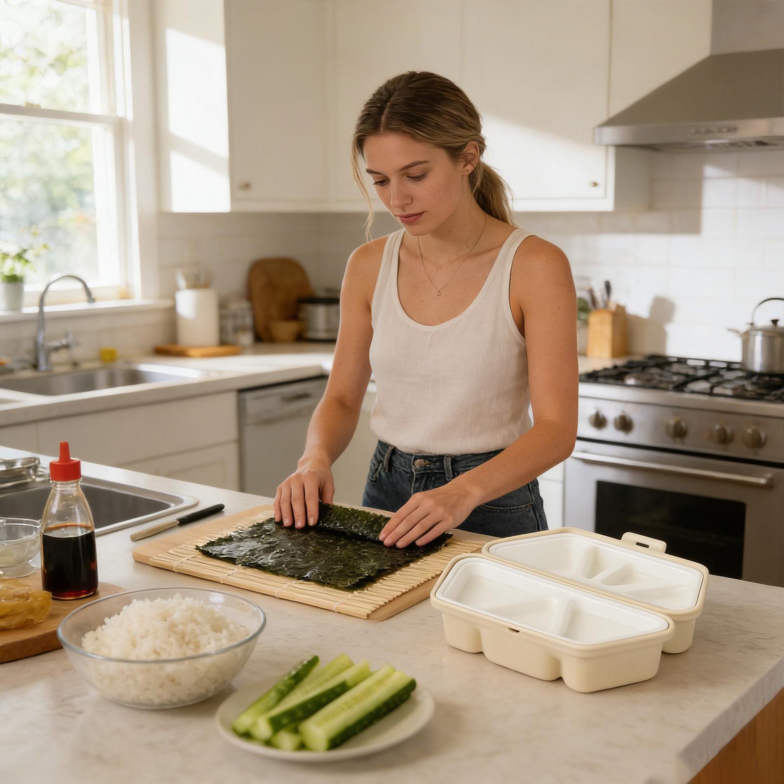 Molde de bola de arroz, 6 cavi - Meal Prep Rice avaliação e preço