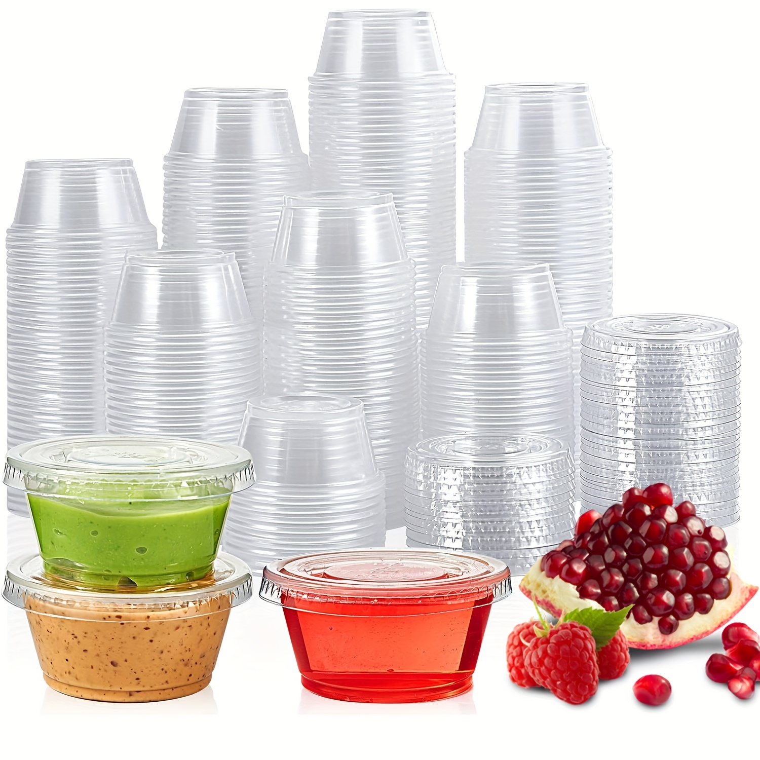50/100 pces caixa de vedação d - Meal Prep Jar avaliação e preço