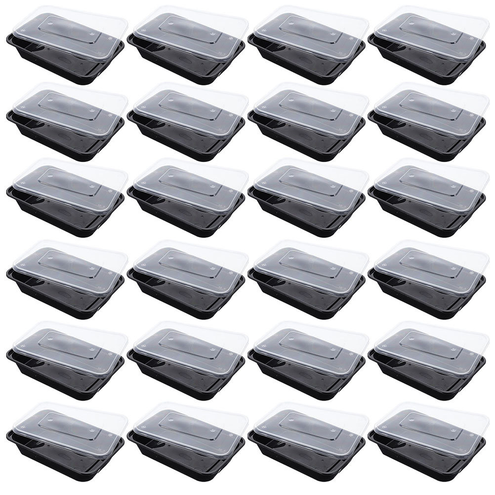 50 caixas retangulares descart - Meal Prep Rice avaliação e preço