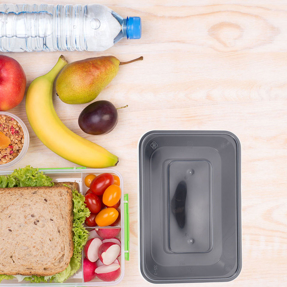 50 caixas retangulares descart - Meal Prep Rice avaliação e preço