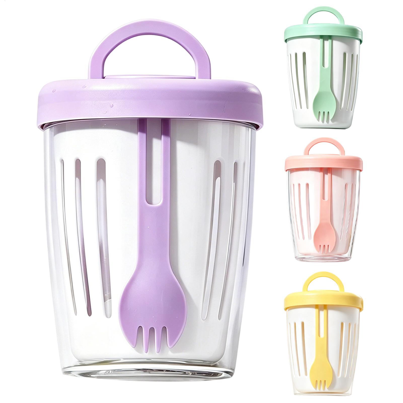 Copos de Iogurte com Tampa, Co - Meal Prep Jar avaliação e preço