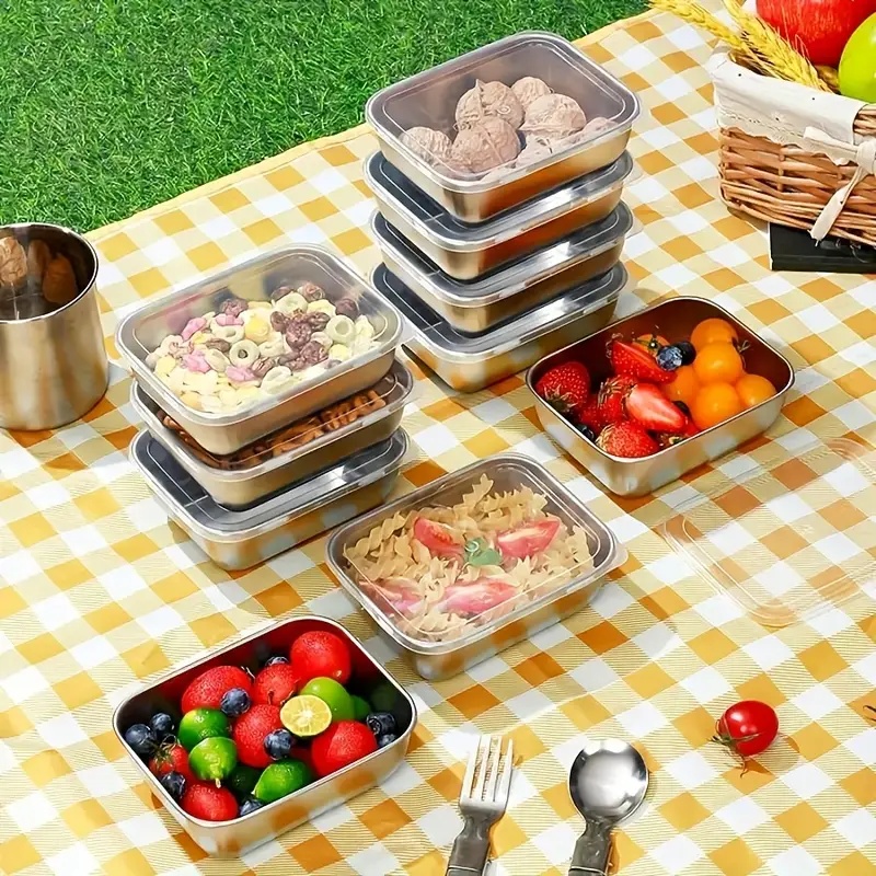 Conjunto de 5 Recipientes de A - Meal Prep Recipes avaliação e preço