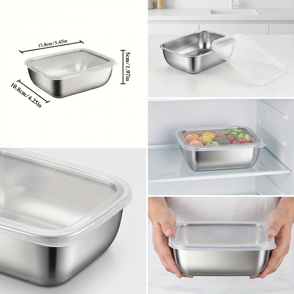 Conjunto de 5 Recipientes de A - Meal Prep Recipes avaliação e preço