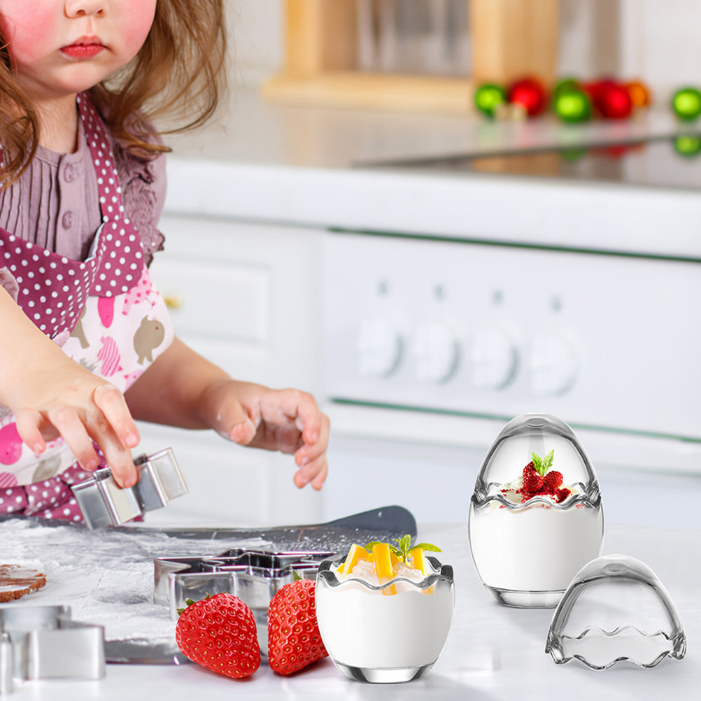 6 Peças de Copos de Vidro para - Meal Prep Yogurt Cups avaliação e preço