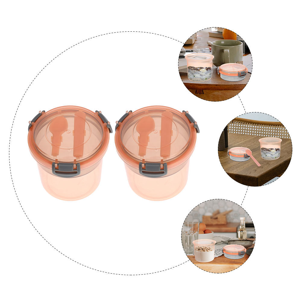 Conjunto de 2 Potes para Overn - Meal Prep Jars With Lids avaliação e preço