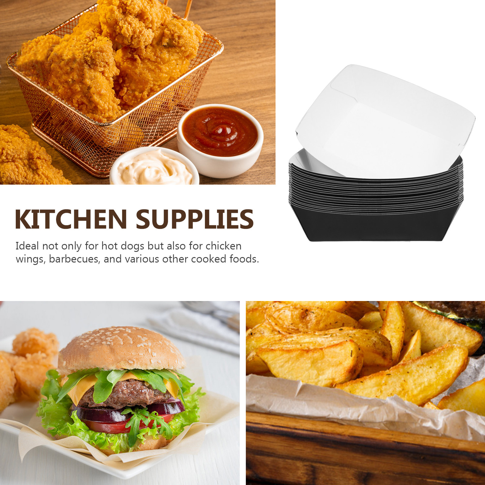 20 Caixas de Papel Kraft para  - Meal Prep Hot Dogs avaliação e preço
