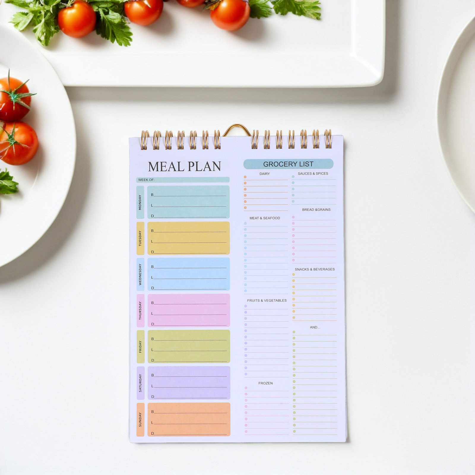 Caderno Planejador de Refeiçõe - Meal Prep Grocery List avaliação e preço