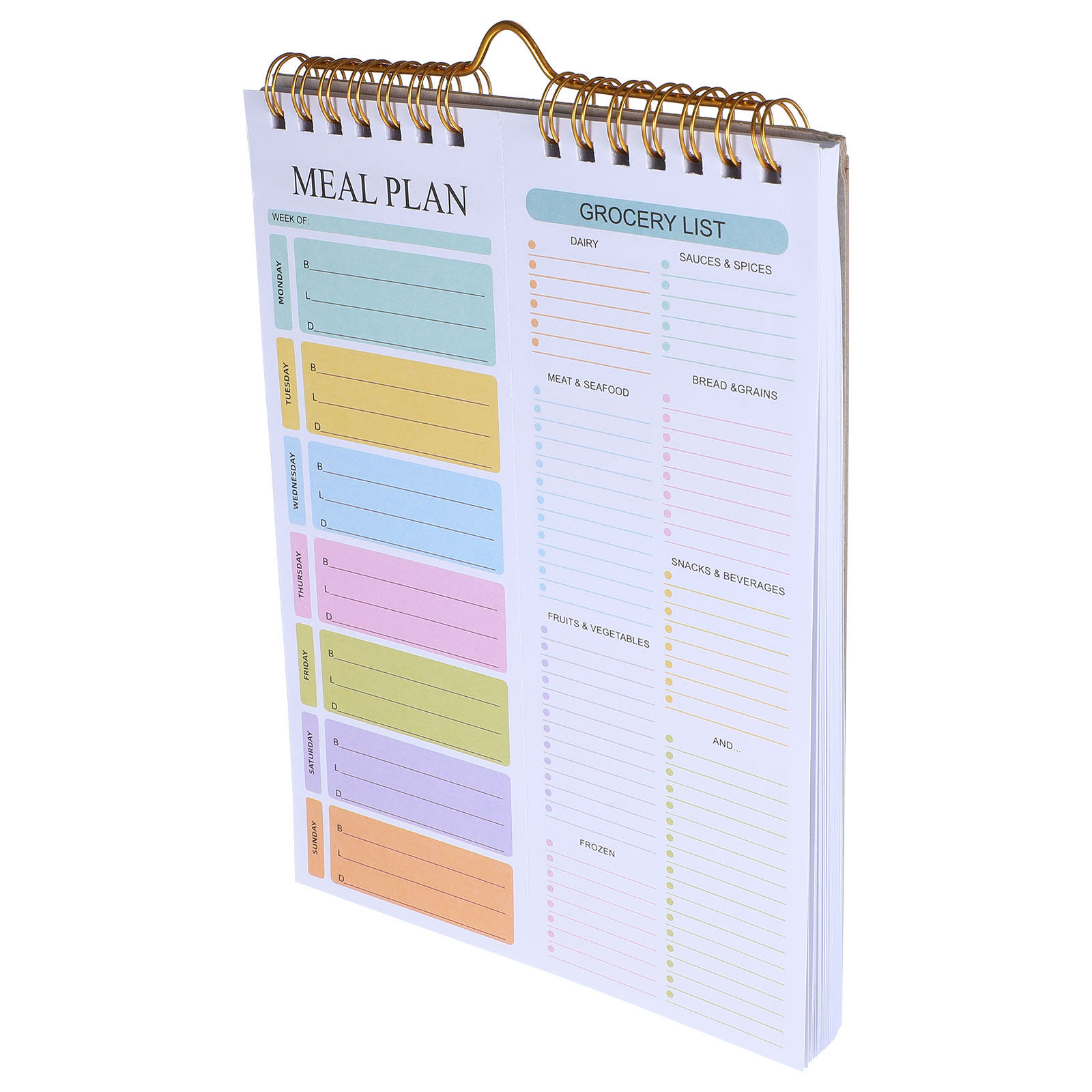 Caderno Planejador de Refeiçõe - Meal Prep Grocery List avaliação e preço