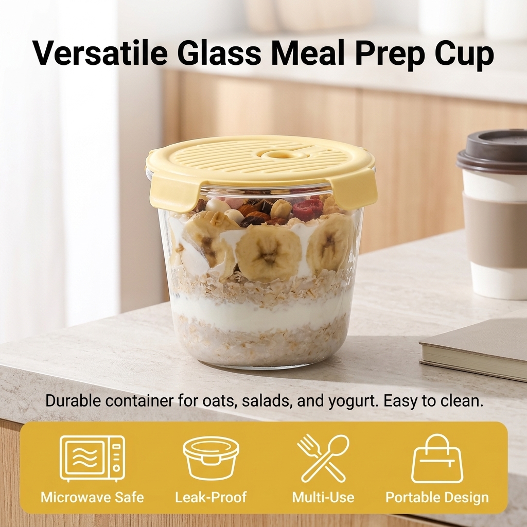 Copo de Aveia à Prova de Vazam - Meal Prep Yogurt Cups avaliação e preço