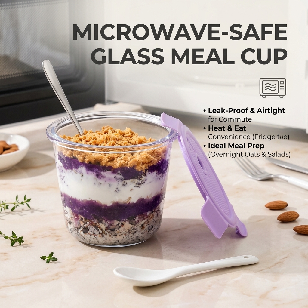 Copo de Aveia à Prova de Vazam - Meal Prep Yogurt Cups avaliação e preço
