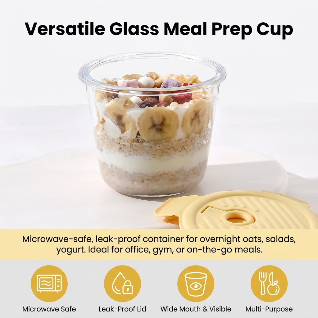 Copo de Aveia à Prova de Vazam - Meal Prep Yogurt Cups avaliação e preço