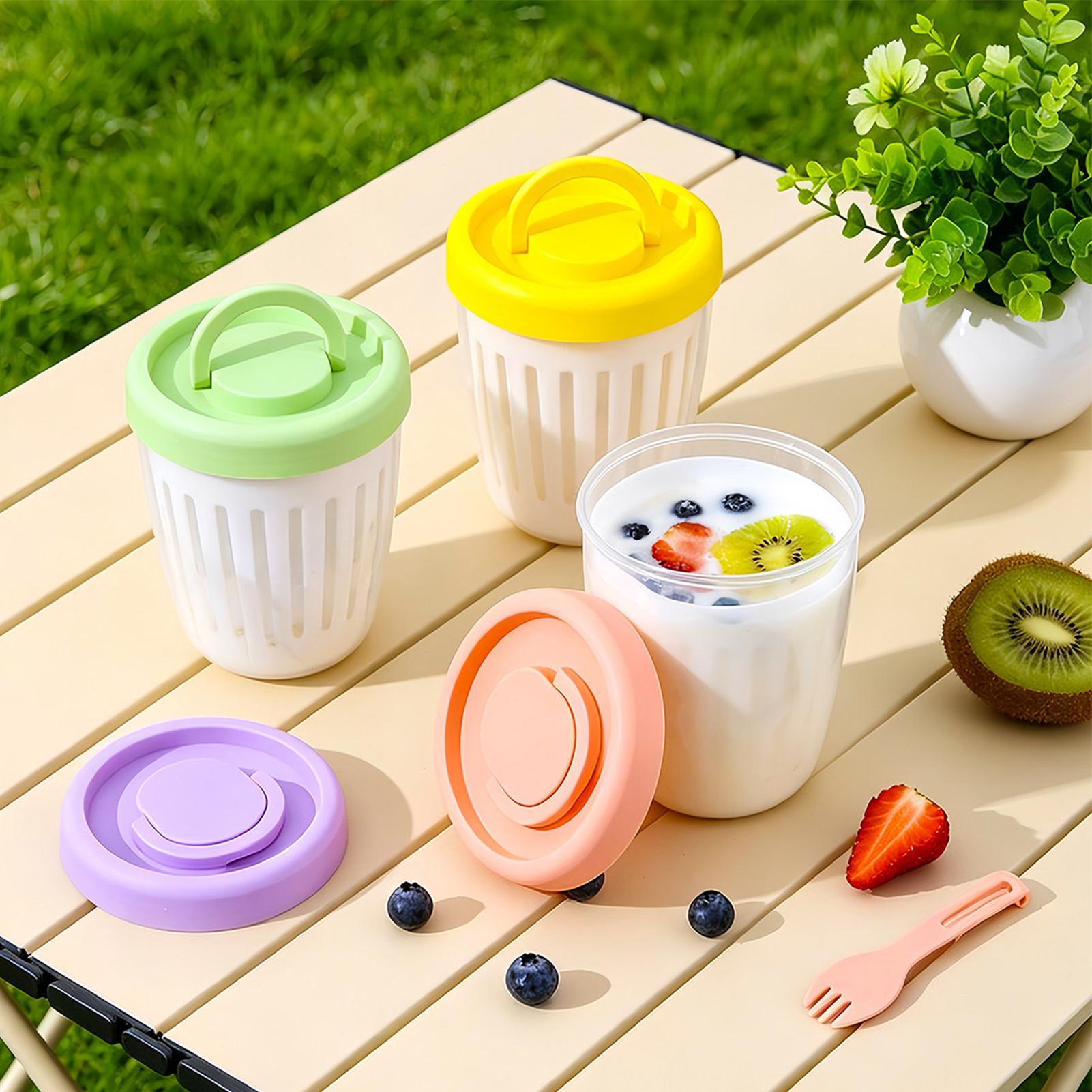 Copos de iogurte com tampa, po - Meal Prep Yogurt Cups avaliação e preço