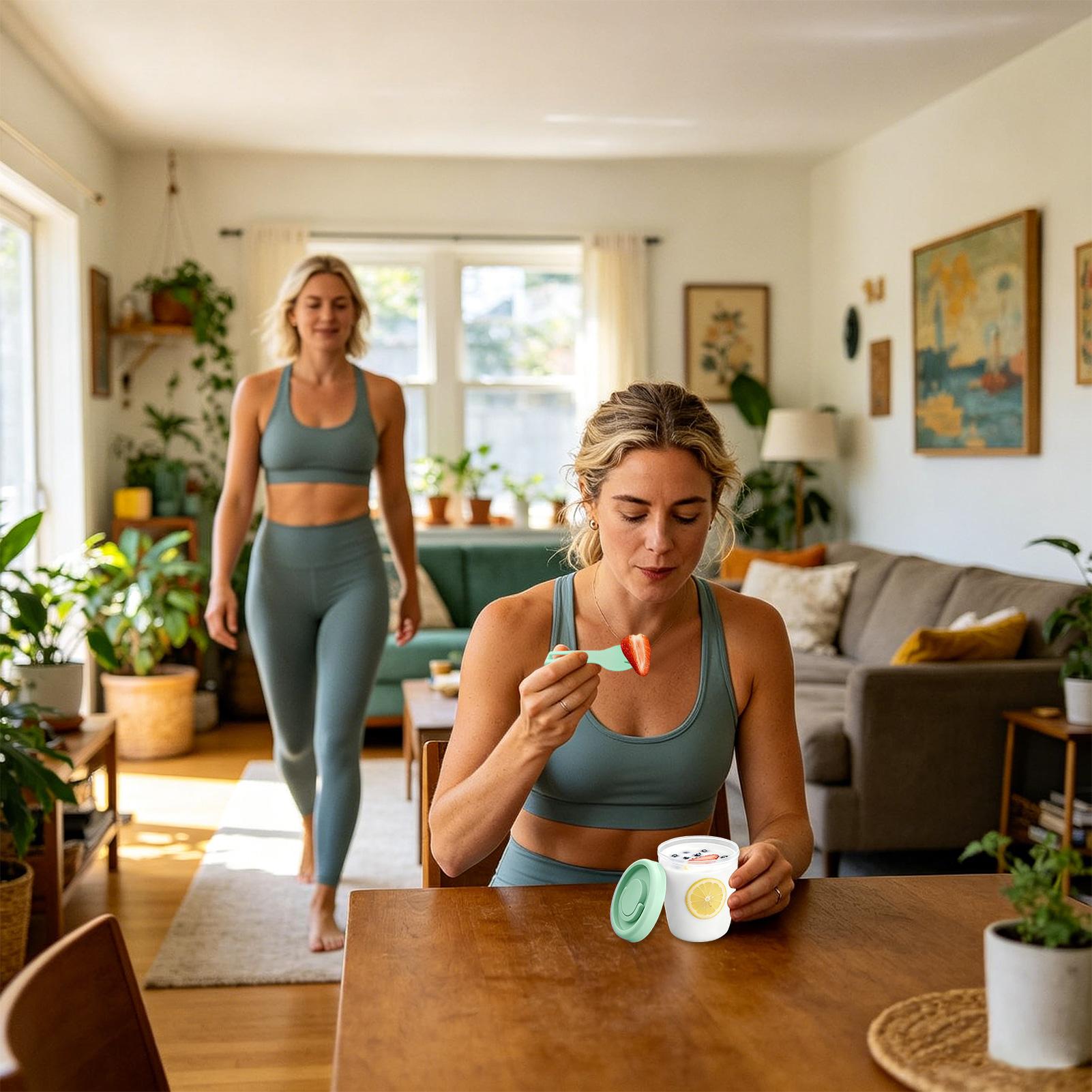 Copos de iogurte com tampa, po - Meal Prep Yogurt Cups avaliação e preço