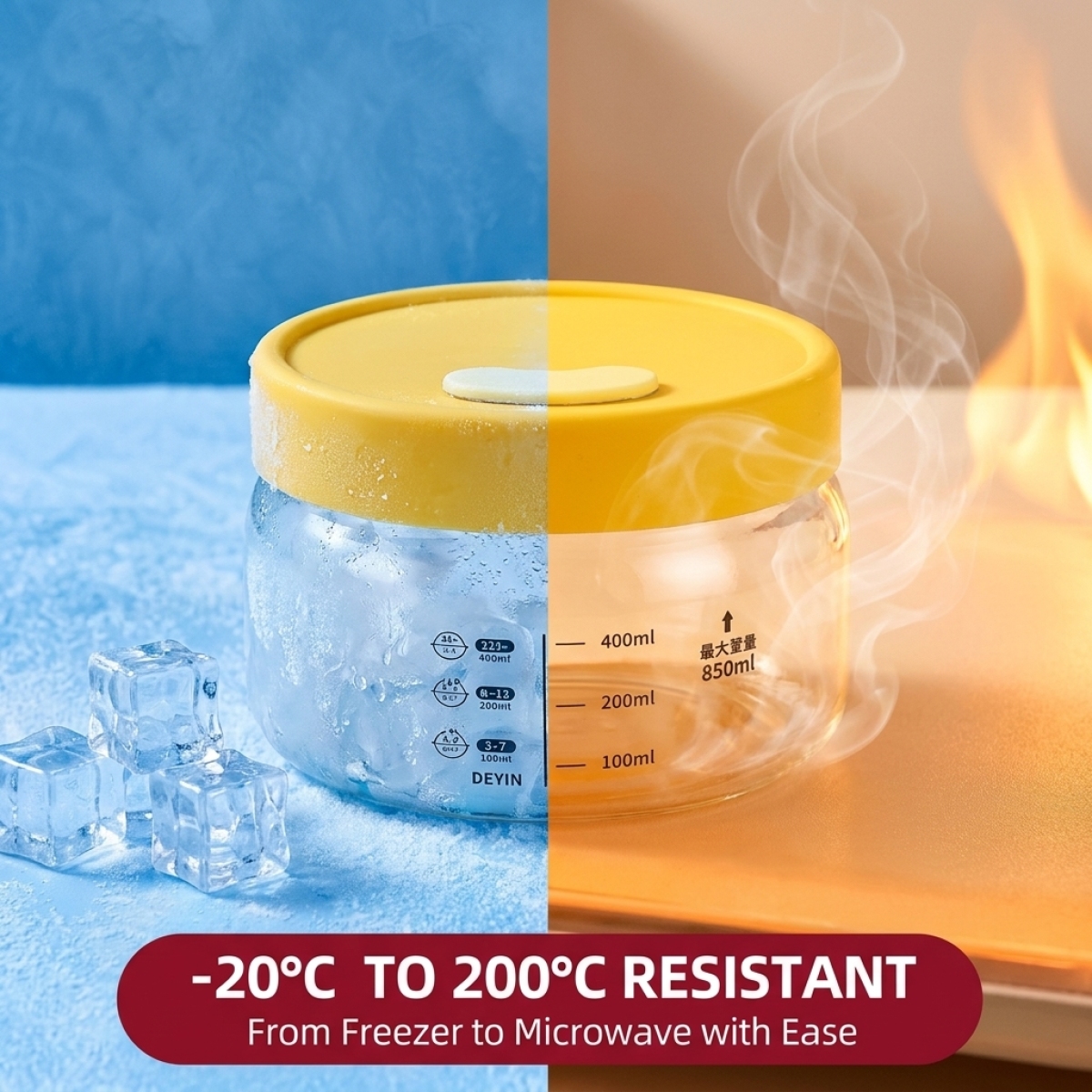 Recipiente de Vidro Hermético  - Meal Prep Jars With Lids avaliação e preço