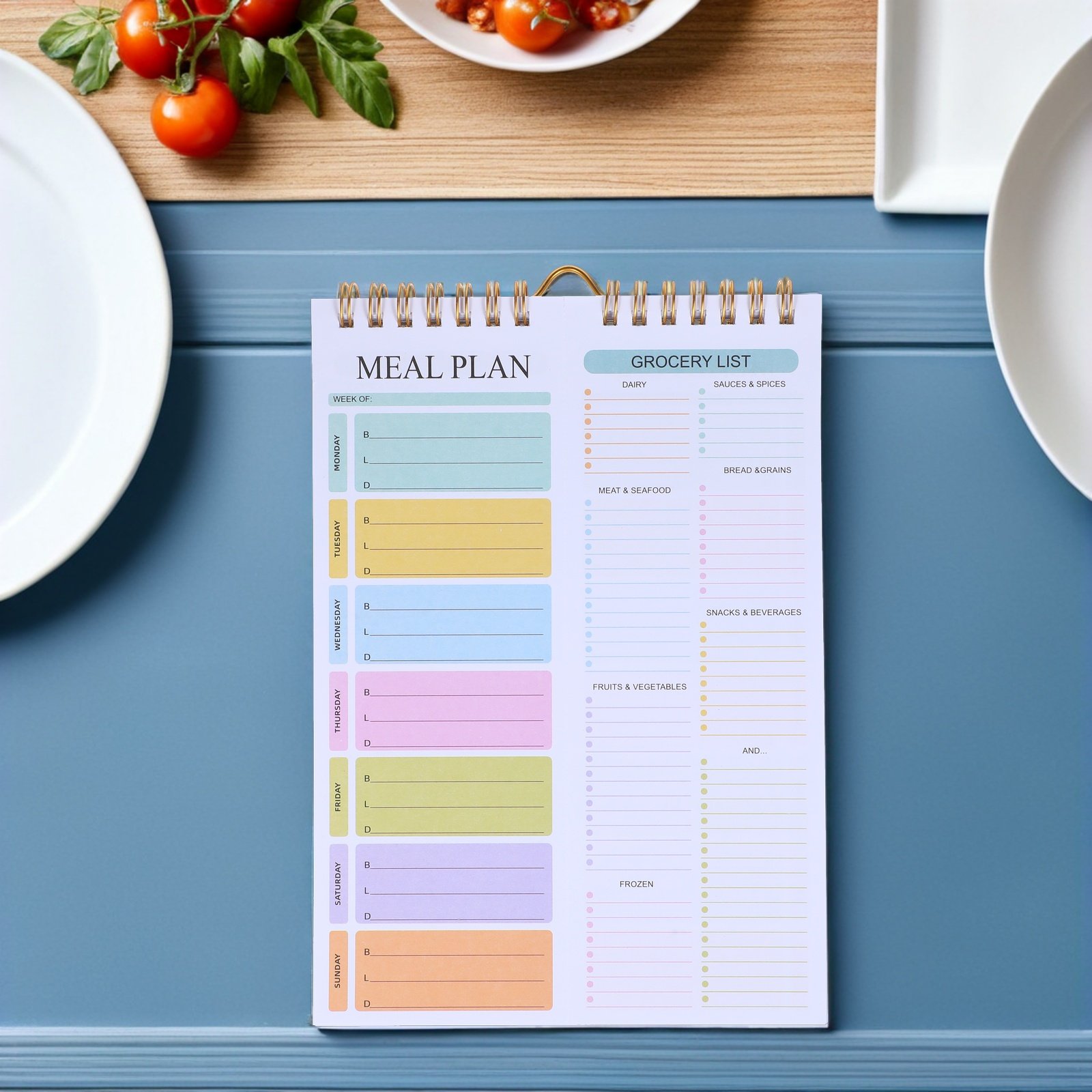 Caderno Planejador de Refeiçõe - Meal Prep Grocery List avaliação e preço