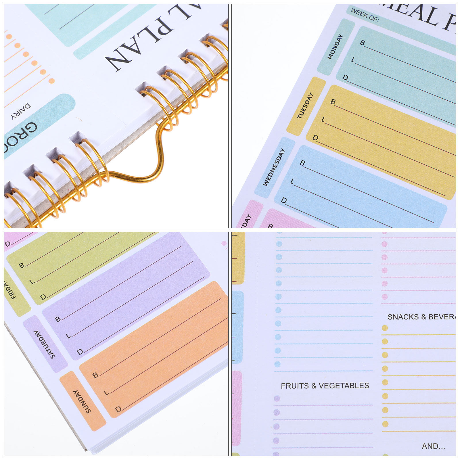 Caderno Planejador de Refeiçõe - Meal Prep Grocery List avaliação e preço