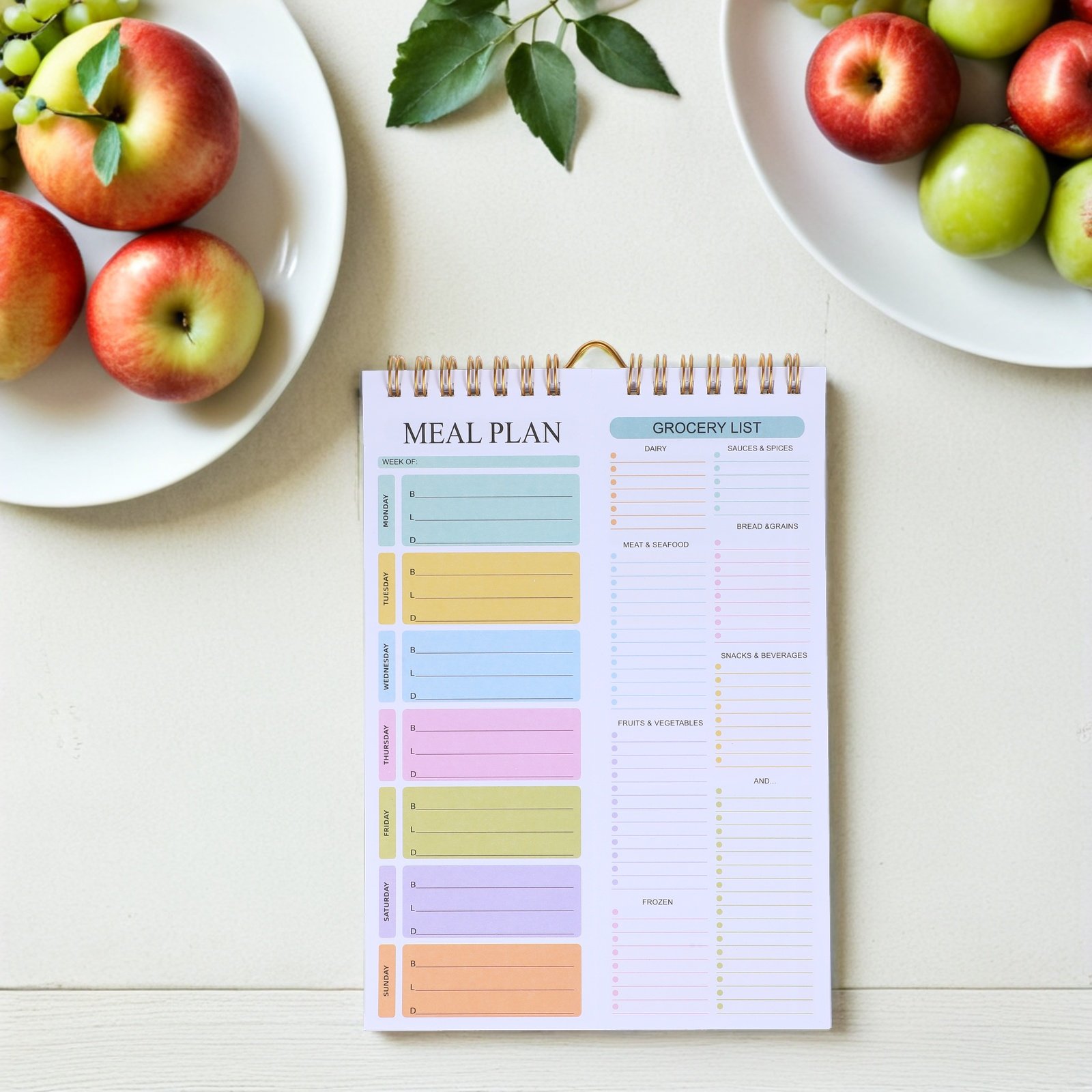 Caderno Planejador de Refeiçõe - Meal Prep Grocery List avaliação e preço