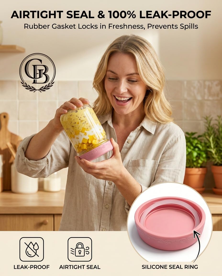 Potes de Vidro Herméticos de 1 - Meal Prep Jar avaliação e preço