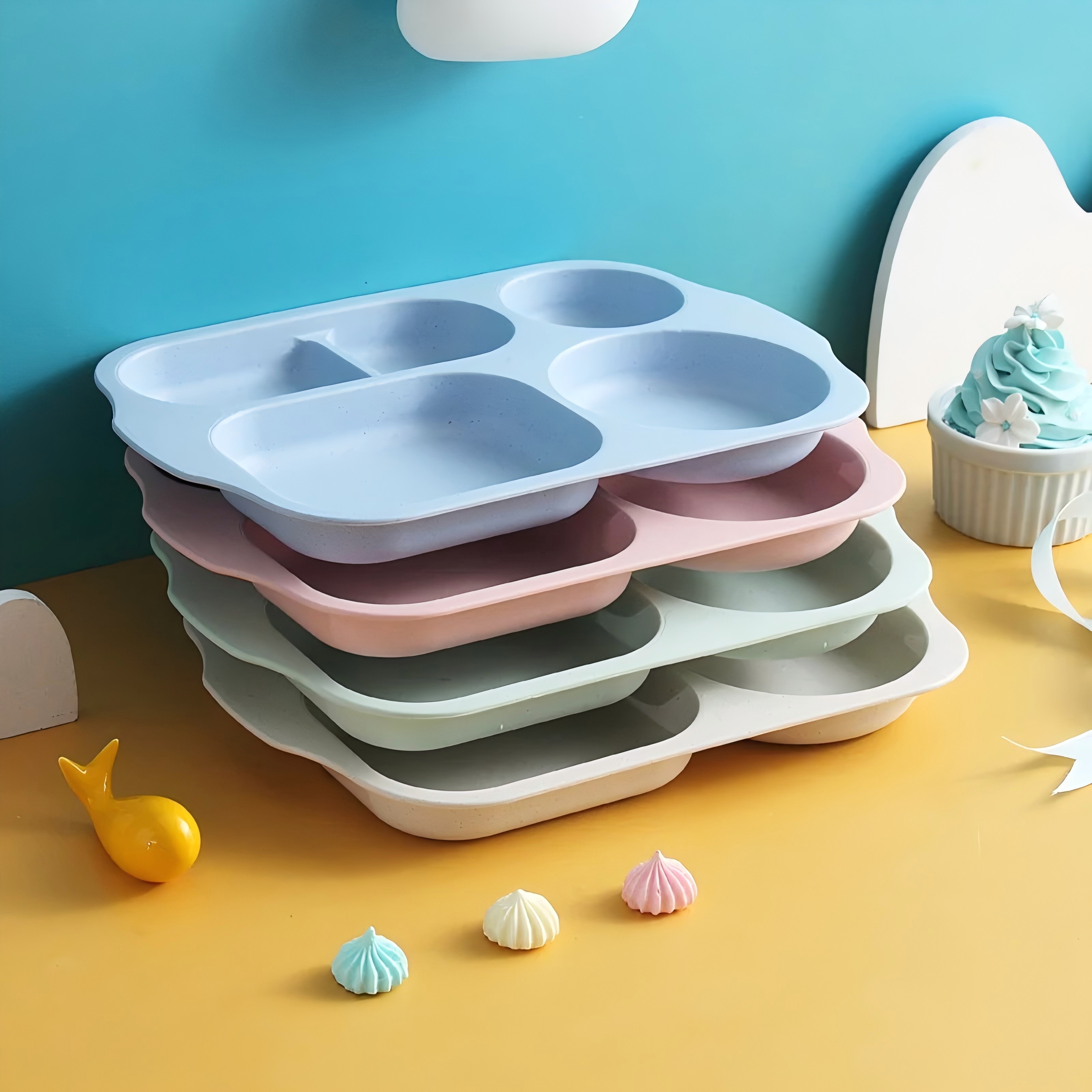 Prato Reutilizável com 5 Compa - Meal Prep Recipes avaliação e preço