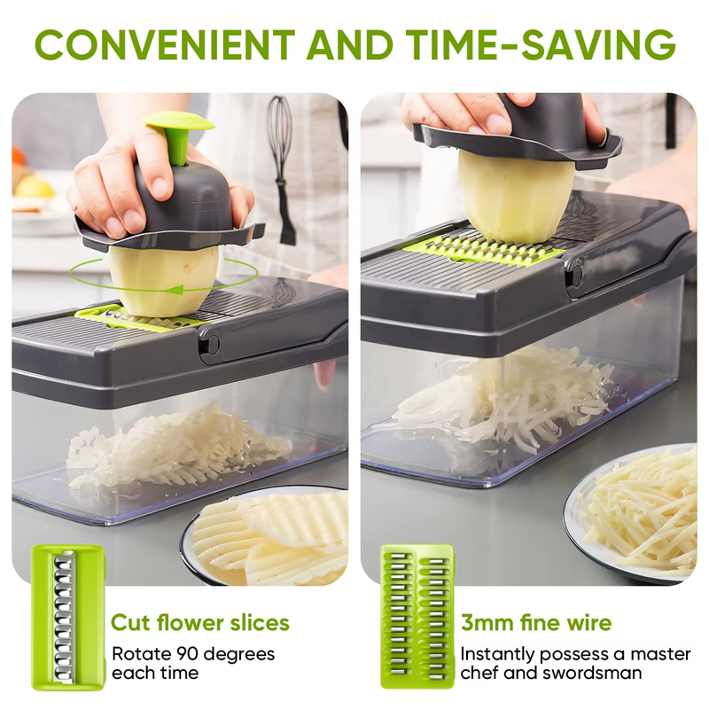 Conjunto de 16 Peças: Cortador - Meal Prep Potatoes avaliação e preço