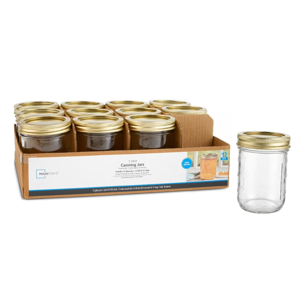 Pacote com 12 Potes de Vidro M - Meal Prep Jars With Lids avaliação e preço