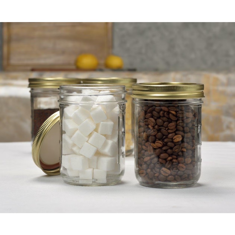 Pacote com 12 Potes de Vidro M - Meal Prep Jars With Lids avaliação e preço