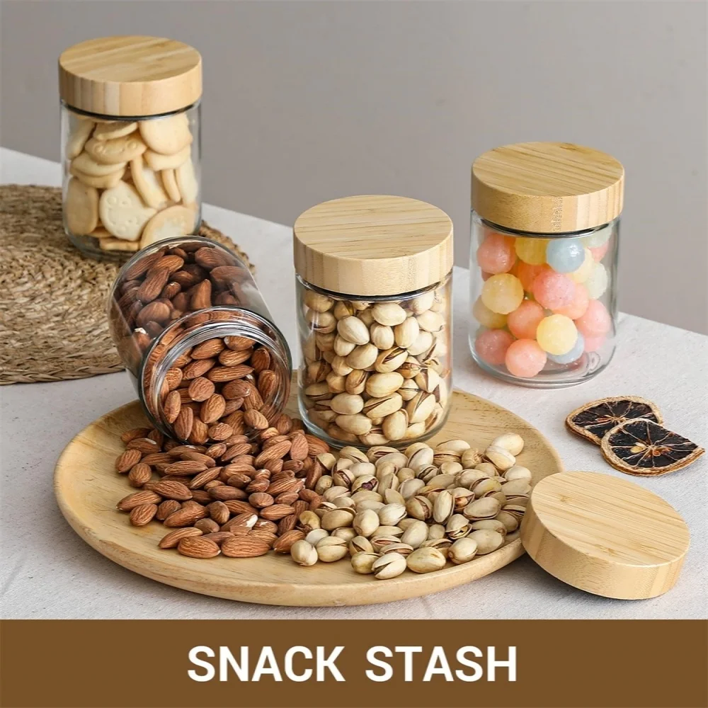 Conjunto de 4 potes de vidro d - Meal Prep Jars With Lids avaliação e preço