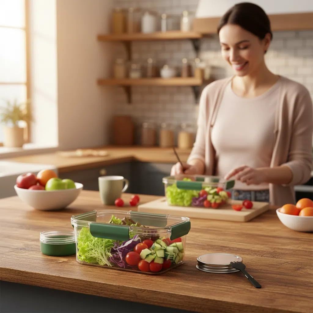 Jarra solar para armazenamento - Meal Prep Jars With Lids avaliação e preço