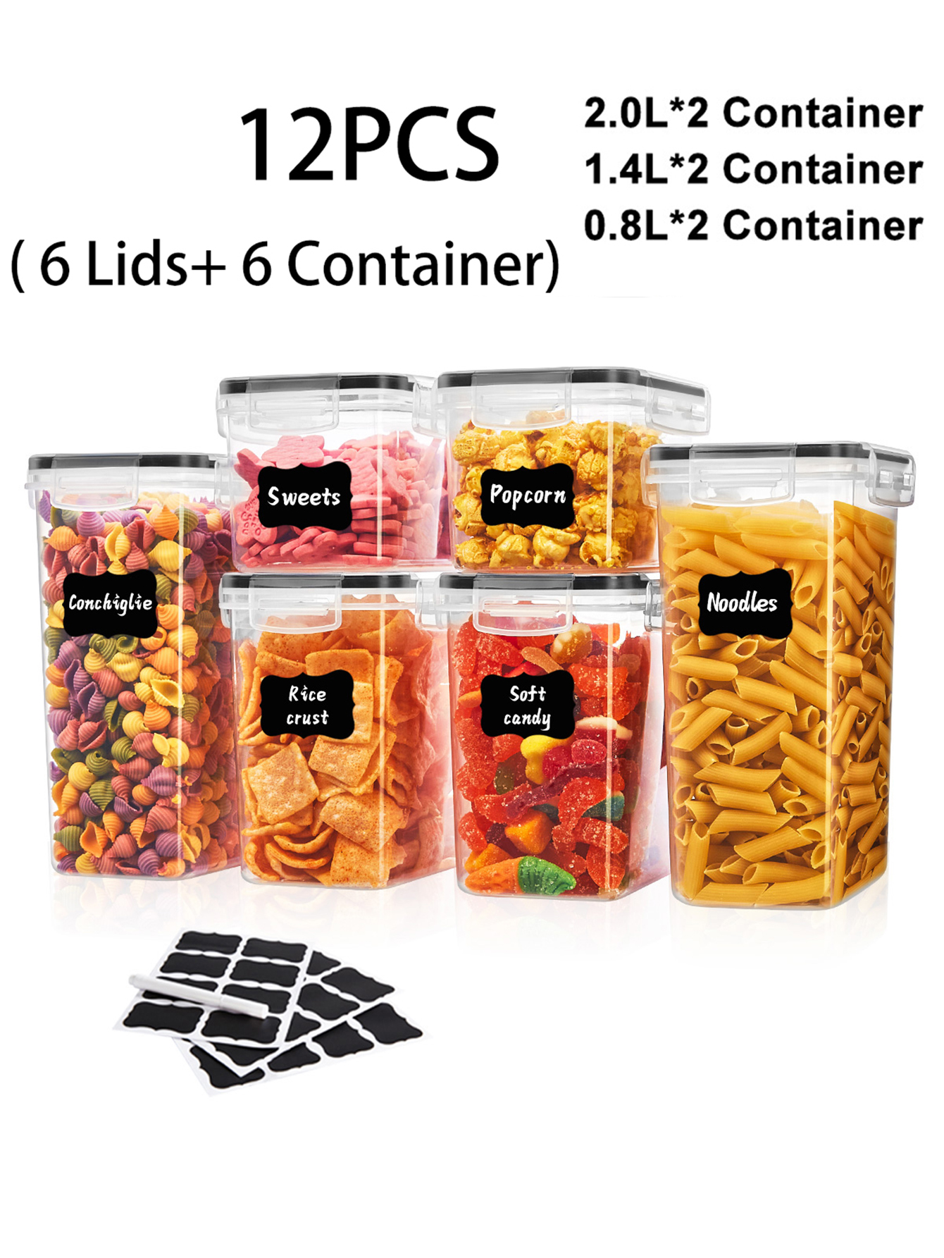 Conjunto de 12 Recipientes Her - Meal Prep Jar avaliação e preço