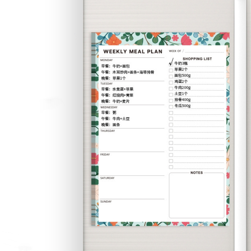 Planejador de Refeições Magnét - Meal Prep Grocery List avaliação e preço