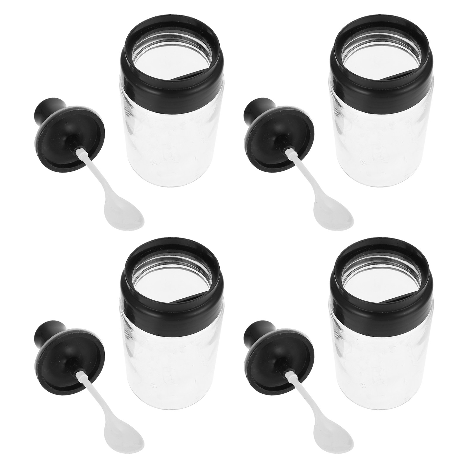 Conjunto de 4 Potes de Vidro p - Meal Prep Jars With Lids avaliação e preço