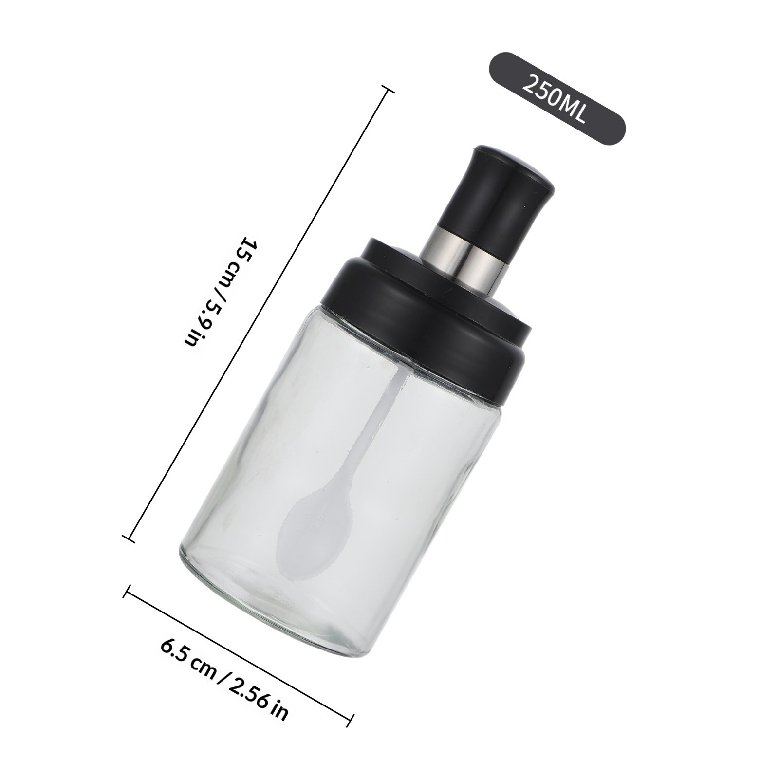 Conjunto de 4 Potes de Vidro p - Meal Prep Jars With Lids avaliação e preço