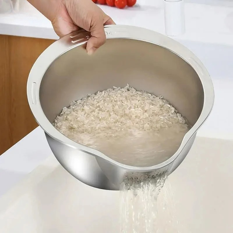Escorredor de Arroz Aço Inox A - Meal Prep Rice avaliação e preço