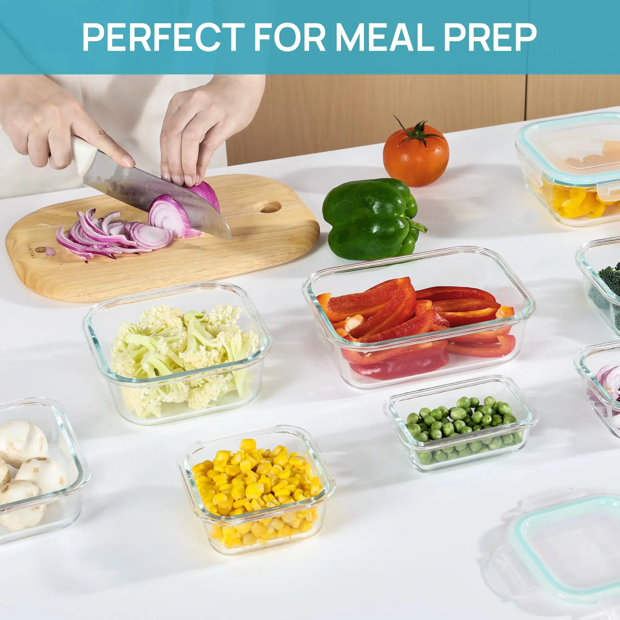 Lancheira de vidro, recipiente - Meal Prep Recipes avaliação e preço