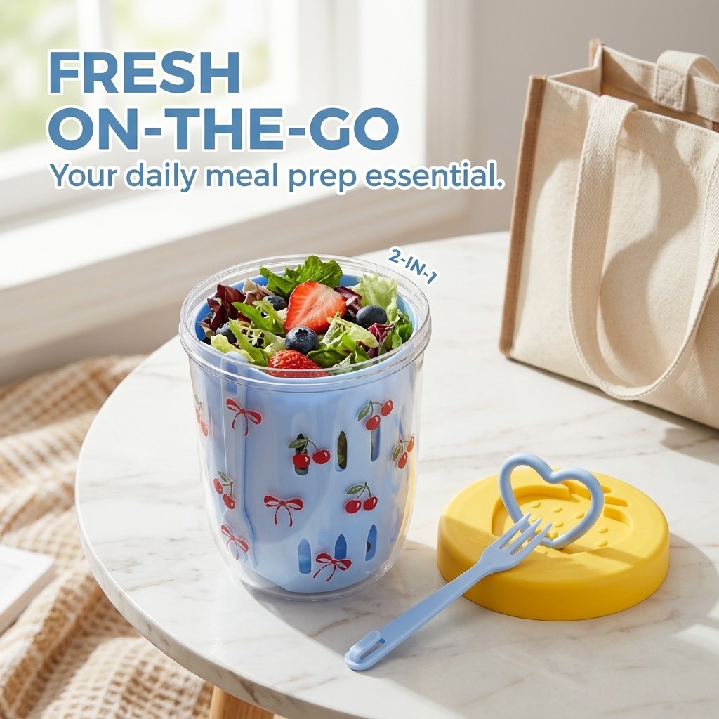 Recipiente de Plástico para Sa - Meal Prep Yogurt Cups avaliação e preço