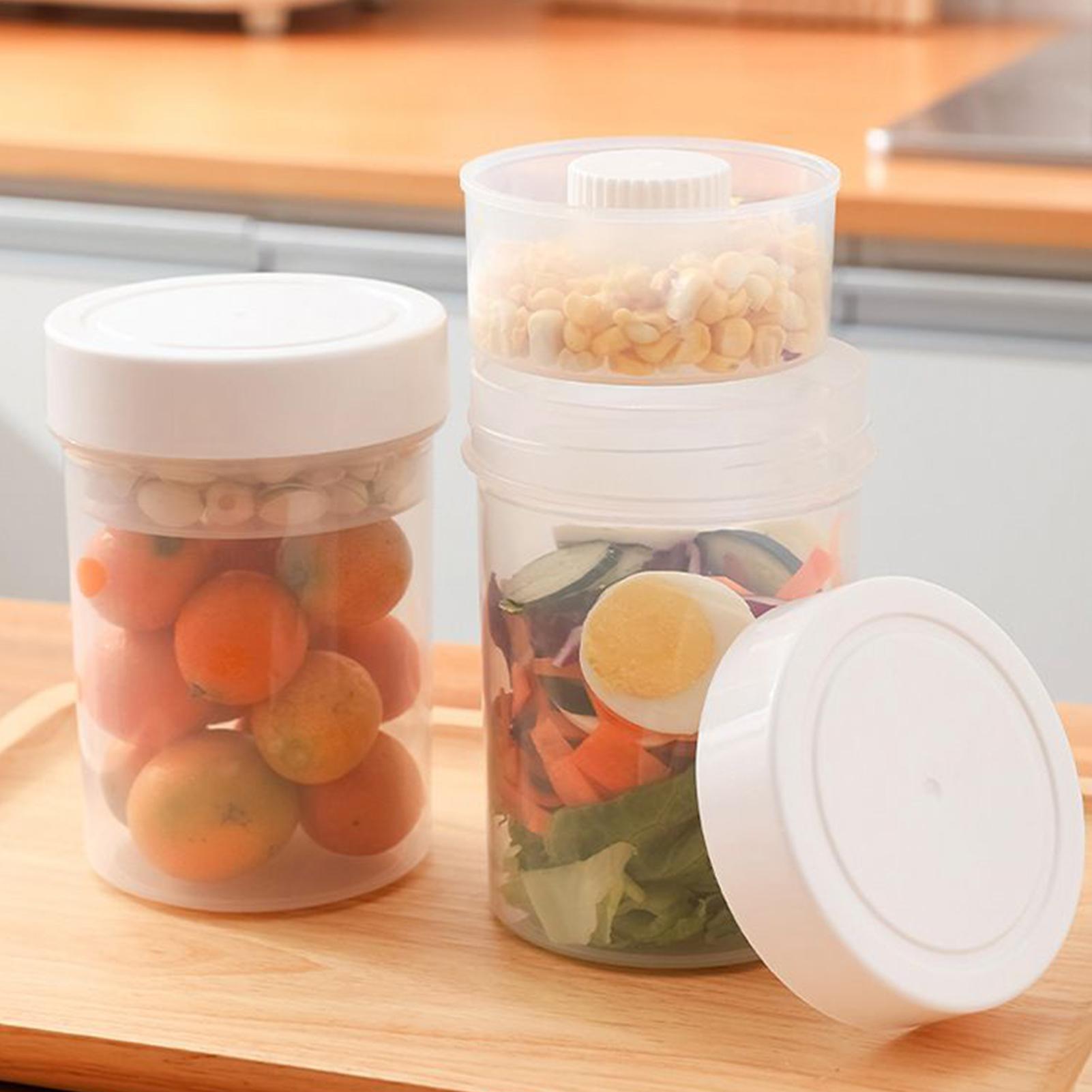 Frascos de salada com tampas,  - Meal Prep Jars With Lids avaliação e preço