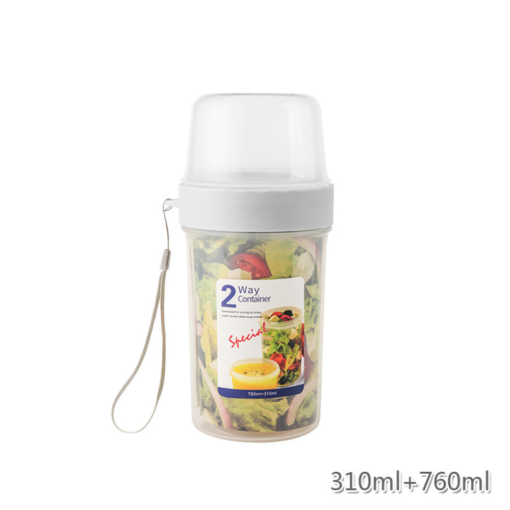 Recipiente Portátil de Dupla C - Meal Prep Yogurt Cups avaliação e preço