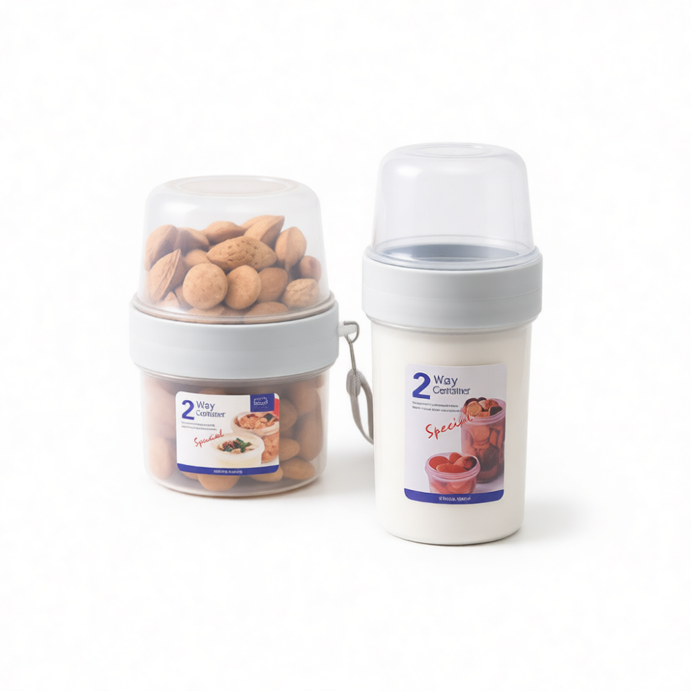 Recipiente Portátil de Dupla C - Meal Prep Yogurt Cups avaliação e preço